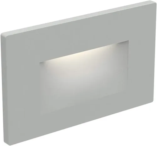 Vista 2 de DALS Lighting LEDSTEP005D-WH - Luz LED empotrable horizontal para interiores y exteriores, 4.75 pulgadas, color blanco