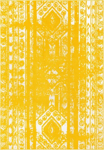 Vista 15 de Unique Loom Lennon Collection - Alfombra de área Zal (2 pies x 3 pies 1 pulgada, rectangular, gris y marfil)