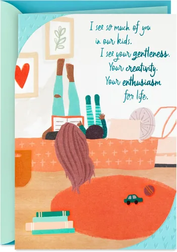 Vista 9 de Hallmark Tarjeta del Día de la Madre para Esposa (Gracias)