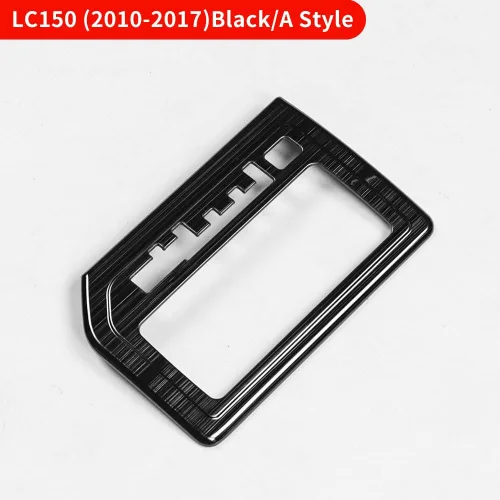 Vista 2 de Para Toyota Land Cruiser Prado 150 Lc150 Fj150 2010-2017 Accesorios de decoración interior, cubierta de caja de cambios de panel de acero inoxidable