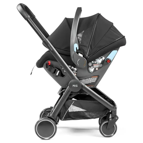 Vista 6 de PEG City Loop Frame con Primo Viaggio Urban Mobility Asiento de Coche Combo Compact Travel System, Air Travel Friendly, Includes City Loop Frame &
