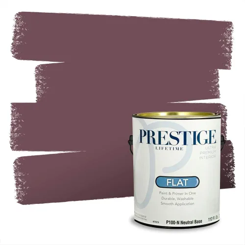 Vista 639 de Prestige Paints Pintura exterior e imprimación en uno, 1 galón, plano, coincidencia comparable de Valspar* Amber Rose*