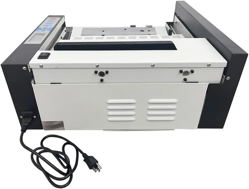 Vista 7 de Máquina automática de encuadernación de libros de fusión en caliente, carpeta de libros de acero grueso, carpeta de pegamento caliente de 1000 W