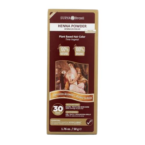 Vista 9 de Surya - Crema de henna dorado marrón