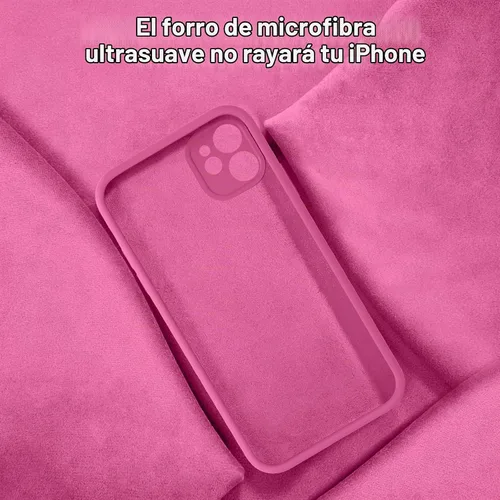 Vista 6 de Vooii Pitaya - Funda compatible con iPhone 11, silicona líquida mejorada con bordes planos, protección de cámara, forro de microfibra suave
