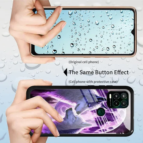 Vista 239 de Funda para Motorola Moto G Stylus 5G 2021 de vidrio templado, funda negra con diseño de mujer negra africana para mujeres y hombres, antiarañazos, a