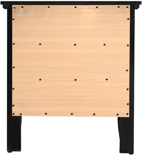 Vista 5 de Glory Furniture Mesita de noche Hammond con 3 cajones en color negro