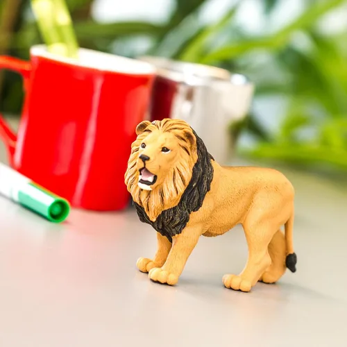 Vista 6 de Safari Ltd. Figura de león – Figura realista de vida silvestre de 5.5 pulgadas – Juguete educativo para niños, niñas y niños a partir de 3 años