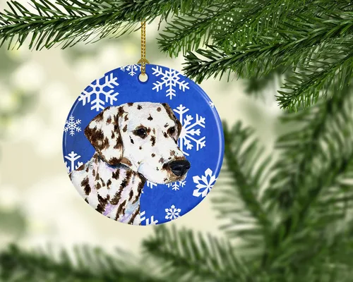 Vista 279 de Caroline's Treasures Cavalier Spaniel - Adorno de cerámica para colgar en el árbol de Navidad, para el hogar, Navidad, fiestas, regalo, 3 pulgadas