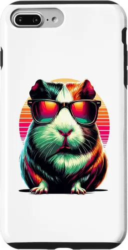 Vista 9 de Funda colorida para iPhone 15 con gafas de sol de arte pop para amantes de conejillos de indias