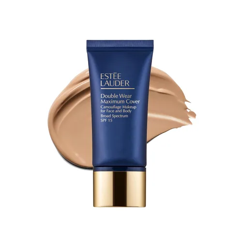 Vista 18 de Estée Lauder Double Wear 24-Hour Maximum Cover Camouflage Foundation Makeup for Face and Body SPF 15 Full Coverage Tattoo Cover Up Makeup