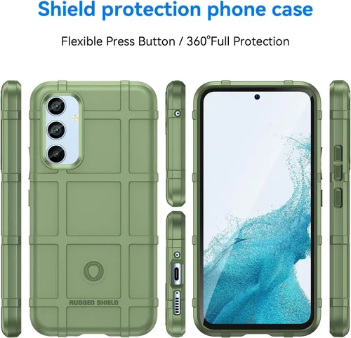 Vista 2 de Funda delgada para Samsung Galaxy A54 5G, resistente funda protectora con grado militar a prueba de golpes, probada contra caídas y protección