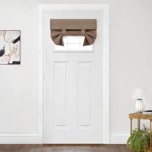 Vista 108 de HOMEIDEAS Cortinas Opacas para Aula para Puerta Principal, Cubierta de Ventana de Puerta de Aula, Persianas de Privacidad con Aislamiento Térmico