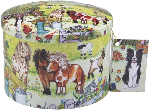 Vista 13 de Gardiners Of Scotland Farm Animals - Lata llena de dulce de dulce de vainilla escocés tradicional de lujo, 7 onzas