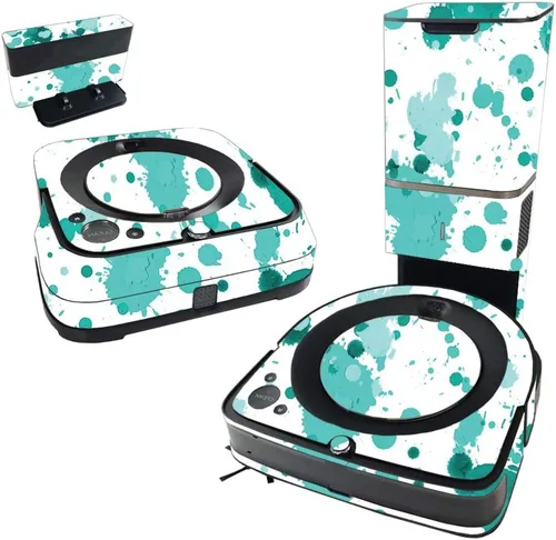 Vista 17 de MightySkins Skin compatible con iRobot Roomba s9+ Vacuum & Braava Jet m6 Bundle – Storm Cloud, funda de vinilo duradera y única Fácil de aplicar