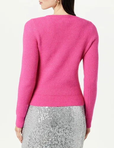 Vista 2 de The Drop Suéter Preston acanalado Sweetheart para mujer