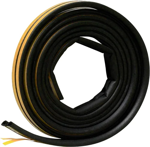 Vista 9 de Frost King EPDM Cinta autoadhesiva de goma, sección P, 3/8" W, 7/32" T, 17 pies de largo, blanco