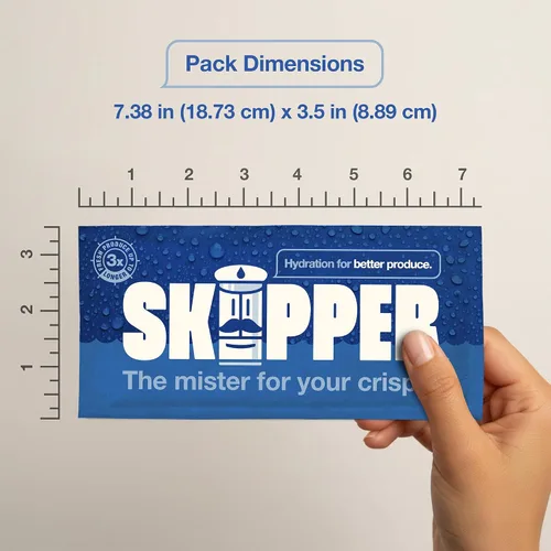 Vista 4 de Skipper - Paquete de hidratación para nevera, mantiene verduras y hierbas