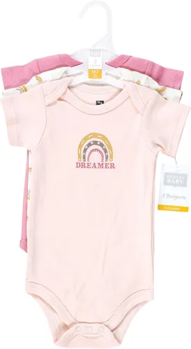 Vista 7 de Hudson Baby baby-girls Cotton Bodysuits 3-pack