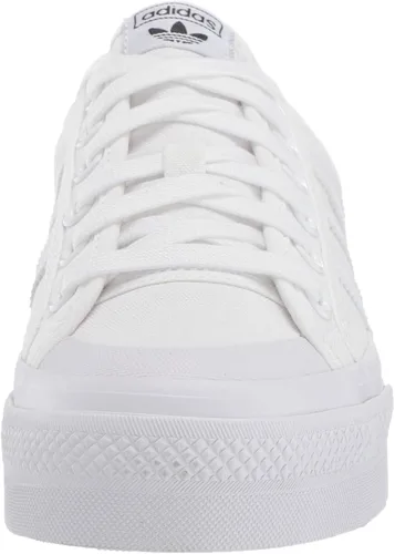 Vista 2 de adidas Originals Nizza - Tenis de plataforma para mujer, Blanco