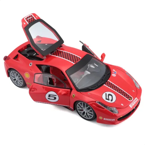 Vista 2 de Bburago B18-26302 Ferrari 1:24 458 Challenge, Rojo