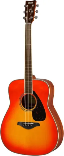 Vista 14 de Yamaha fg820 Guitarra Acústica, color natural, Natural