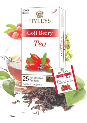 Vista 17 de Hyleys Dieter's Tea con sabor a bayas de acai – 14 bolsas de té – Té adelgazante para adelgazar y limpiar desintoxicante