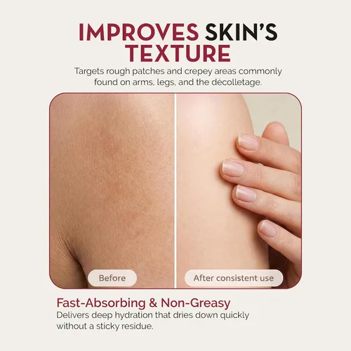 Vista 5 de Rosen Apothecary - Loción corporal de retinol antienvejecimiento para piel crepey, la cafeína reafirma y aprieta la piel envejecida, aumenta