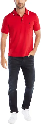 Vista 2 de Nautica Polo de manga corta con cuello de doble punta para hombre