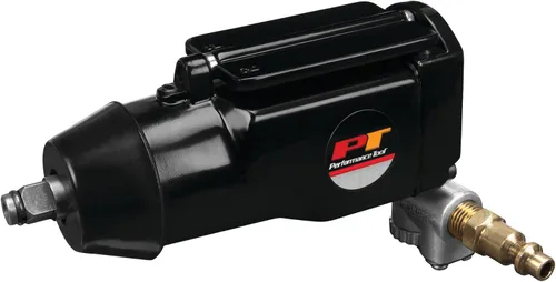 Vista 8 de Performance Tool M634 - Pistola de llave de impacto neumática de servicio pesado de 1 pulgada con vástago largo para mecánicos de camión comercial