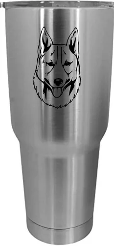 Vista 450 de Cairn Terrier - Vaso grabado con temática de perro, 30 onzas