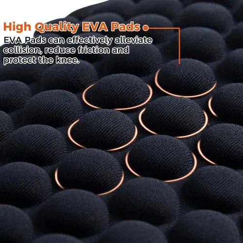 Vista 4 de COOLOMG Rodillera de Baloncesto para Niños, Jóvenes y Adultos, Manga de Rodilla de Compresión Antideslizante para Béisbol, Voleibol, Fútbol