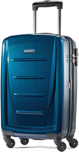 Vista 67 de Samsonite Winfield 2 Equipaje rígido con ruedas giratorias, Carbón vegetal, Grande de 28 pulgadas, a cuadros