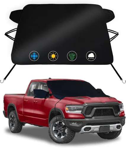Vista 68 de Cubierta de nieve para parabrisas para Toyota Sequoia 2023-2025 2026/Toyota Tundra 2022-2025 2026 Limited SR5 Platinum TRD Pro Pickup Cubierta