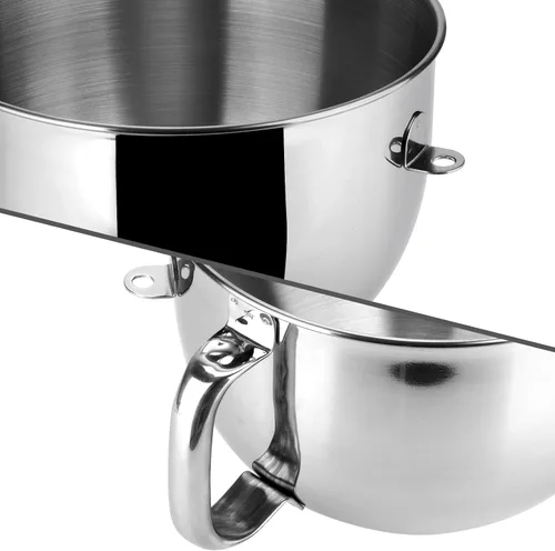 Vista 3 de Tazón de acero inoxidable de 6 cuartos de galón para batidoras KitchenAid de soporte elevador de tazón solamente: compatible con los modelos KD2661