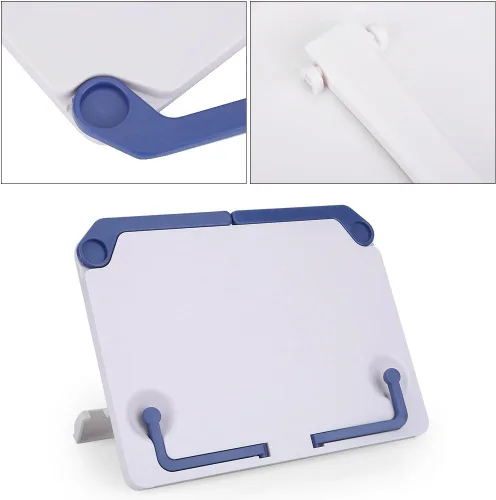 Vista 7 de Soporte de música de escritorio, ABS plegable de mesa para partituras de música, soporte para libros