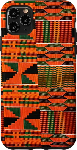 Vista 13 de Kente - Carcasa para iPhone 17, diseño étnico de Ghana, diseño africano