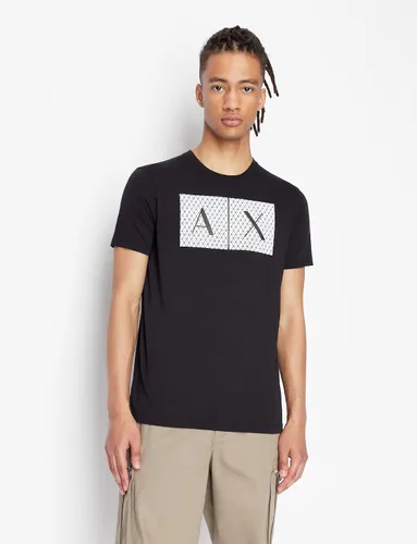 Vista 5 de Armani Exchange Camiseta de cuello redondo para hombre