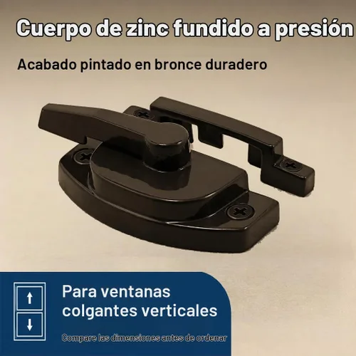 Vista 4 de Prime-Line Products, F 2588, traba de seguridad para ventana con guardián., F 2763 Bronce