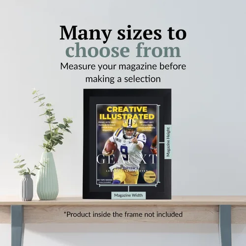 Vista 11 de Creative Picture Frames - Marco de fotos para revistas Sports Illustrated, de 8 x 10.5 pulgadas, adecuado para ediciones de coleccionista