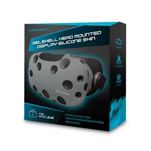 Vista 2 de Hyperkin GelShell Headset Silicone Skin for HTC Vive (Gray)