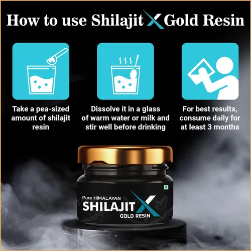 Vista 8 de NOTTY BOY Resina pura de oro Shilajit X del Himalaya 0.71 oz - Oro de 24 quilates, más de 80 minerales traza, alto ácido fúlvico, 100% ayurvédico