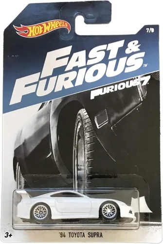 Vista 2 de Hot Wheels Mattel Fast & Furious 7 White '94 Toyota Supra 7/8 Blanco