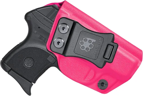 Vista 17 de Amberide IWB Kydex Holster for Ruger LCP .380, Concealed Carry, No Optic/No Laser, Adjustable Cant, Posi-Click Retention, Made in USA
