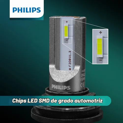Vista 10 de [Usado] Philips UltinonSport H1 - Bombilla LED para faros antiniebla y deportes de motor, paquete de 2 Transparente