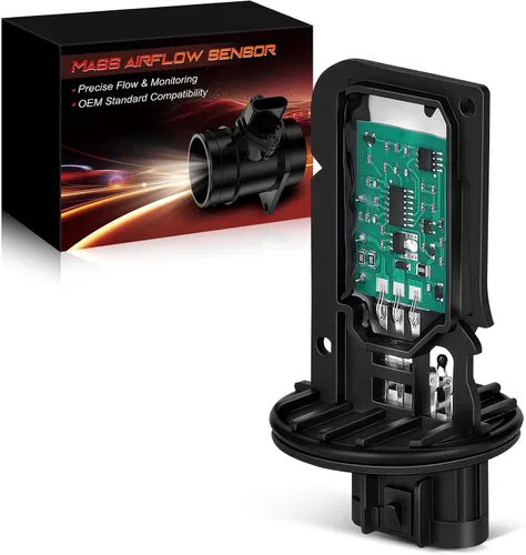 Vista 33 de Sensor de Flujo de Aire Másico [4-Pinos] Compatible para:-Ford Expedition 2003-2004 para:-Lincoln Navigator 2003-2004, 4.6L 5.4L, Reemplazo#