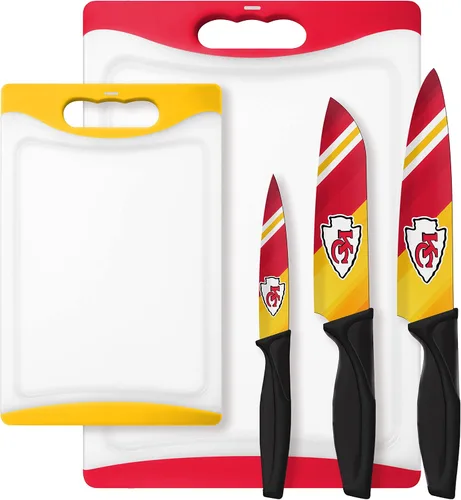 Vista 9 de The Sports Vault NFL unisex-adult 5-Piece & Cutting Board Set