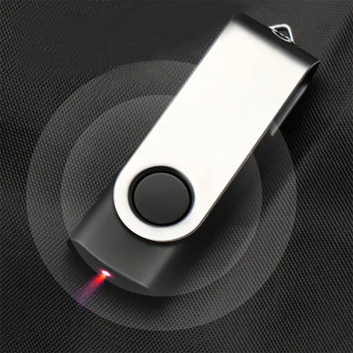 Vista 6 de Paquete de 2 unidades flash USB de 2 GB USB 2.0 unidades de pulgar Drive Jump Drive Fold Almacenamiento Memory Stick Diseño giratorio - Negro