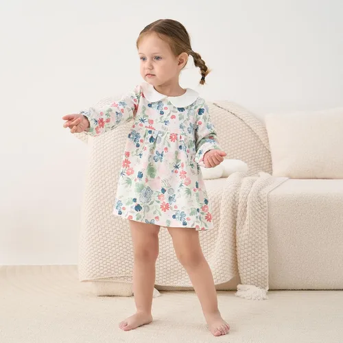 Vista 94 de pureborn Vestido de bebé niña 0-24 meses
