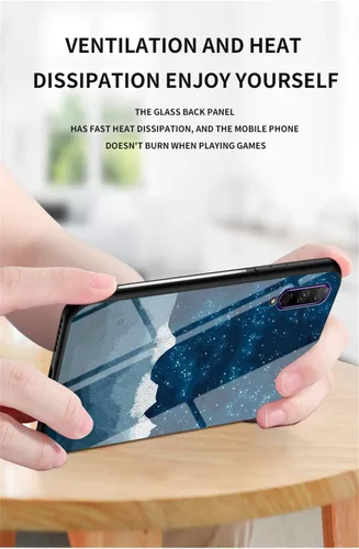 Vista 6 de IVY Funda de cristal templado para Huawei Honor 9X Pro / Y9s Case - A